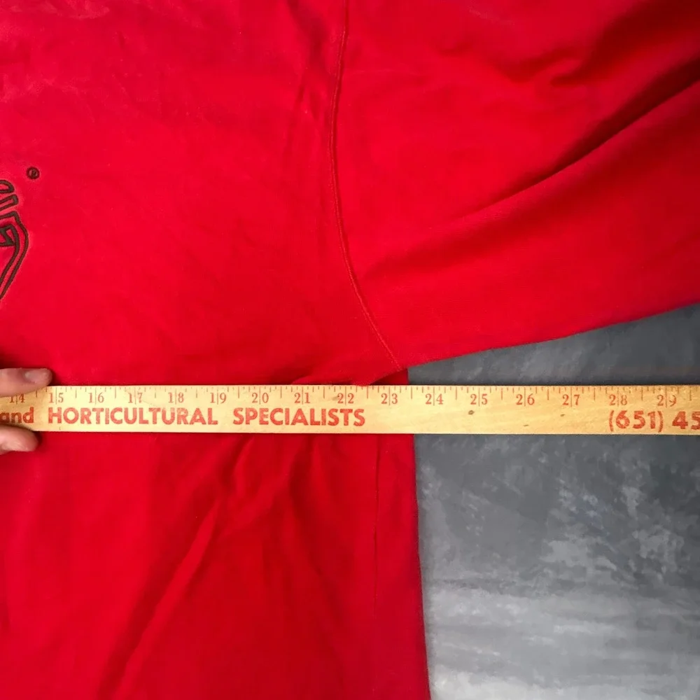 Vintage Timberland Weathergear Red Long Sleeve Logo Shirt XL Y2K Streetwear